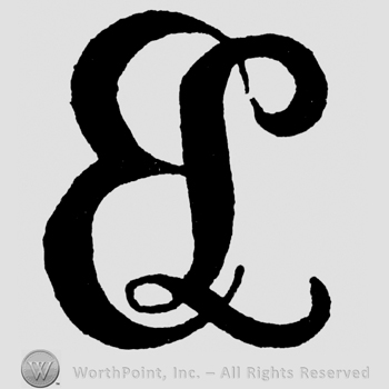 Uppercase handwritten EL