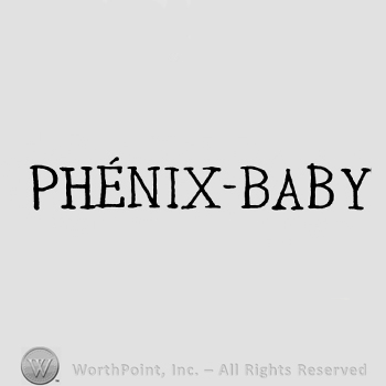 the text PHENIX-BABY in uppercase