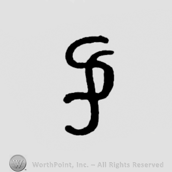 two letters S overlapping resimbling a letter P