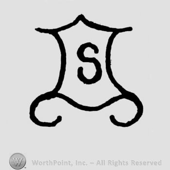 a capital S inside a shield shaped logo