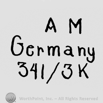 the text AM Germany 341/3K
