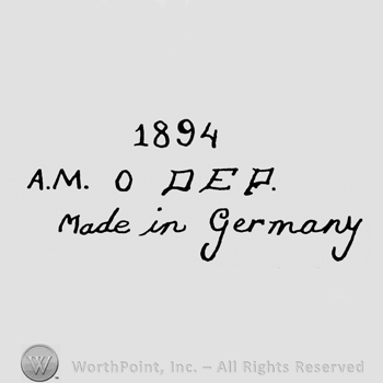 the text 1854 AM 20 DEP Made in Germany