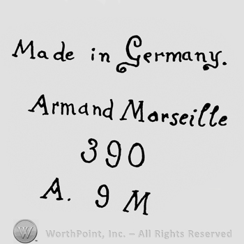 the text Made in Germany Armand Marseille 390 A9M