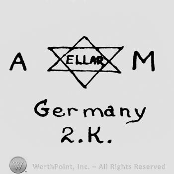 a David's star with ELLAR written in centre and the text AM Germany 2K