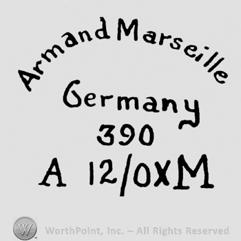 the text Armand Marseille Germany 390 A 12/0XM