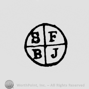 a circle split in 4 with the initials SFBJ inside each section