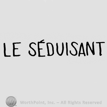 the text Le Seduisant in uppercase letters
