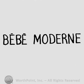 the text Bebe Moderne in uppercase letters