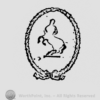 a prance centaur in an oval logo