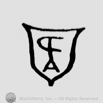 a shield with the initials PAF inside combined