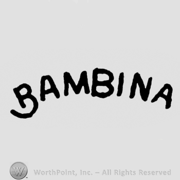 the word Bambina in uppercase