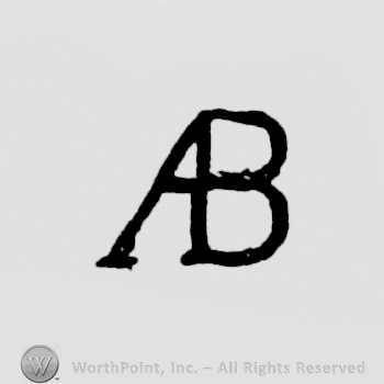 the letters AB combined