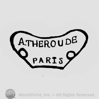 a logo with the text A Theroude Paris inside