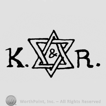 a star and the initials K & R