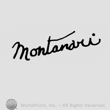 the word Montanari handwritten