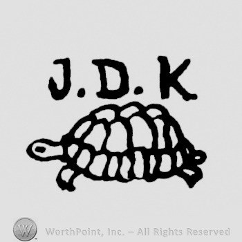 a turtle under the initials JDK