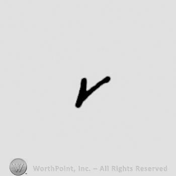 a small V