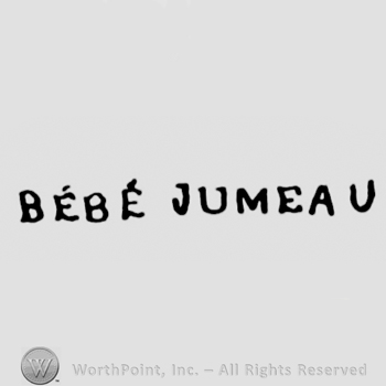 the text Bebe Jumeau in uppercase letters