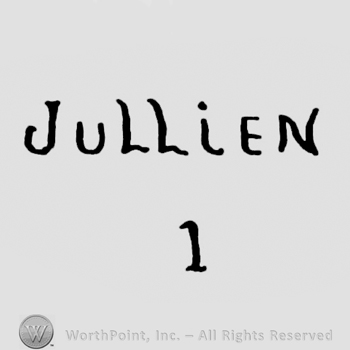 the word Jullien above the number 1