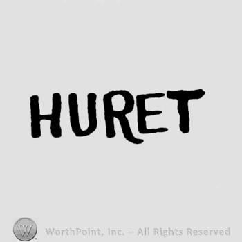 the word Huret in uppercase letters