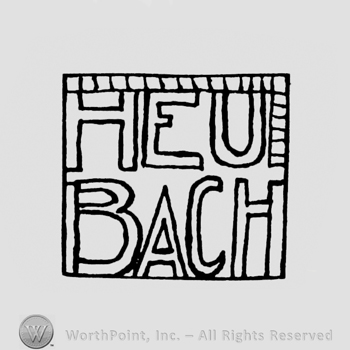 a square logo with HEU BACH inside