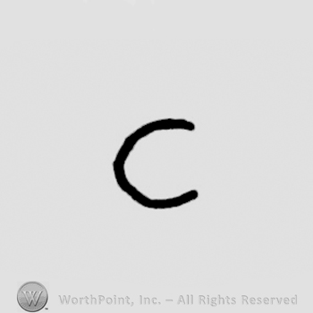 the letter C in uppercaase