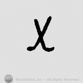 an uppercase X