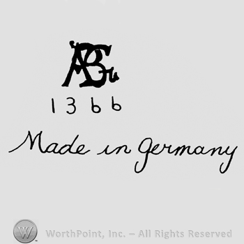 the initials ABG combined above the number 1366 and the text Made in Germany