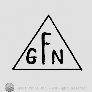 a triangle with the initials GFN inside
