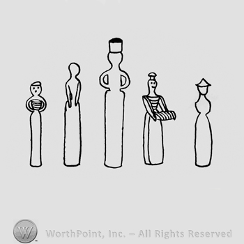 five doll shapes
