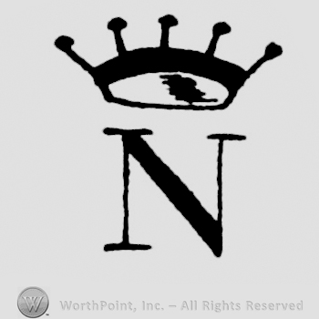 a crown above a capital N
