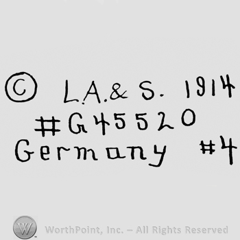 the text LA&S 1914 #G45520 Germany #4