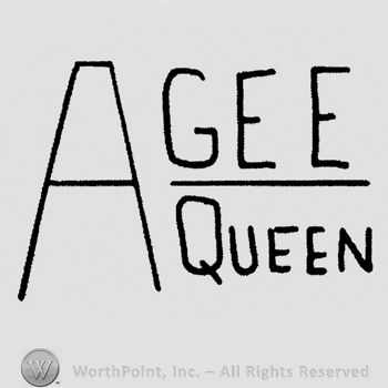 "Agee Queen" written with uppercase letters