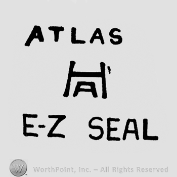 "Atlas HA E-Z Seal" written with uppercase letters on three rows