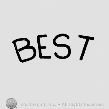 "Best" written with uppercase letters