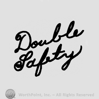 "Double Safety" handwritten signature-like