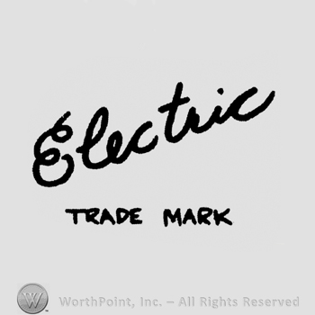 "Electric" handwritten signature-like, "Trade Mark" written with uppercase letters