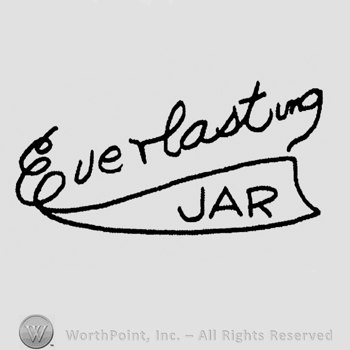 "Everlasting" handwritten signature-like, "Jar" written below with uppercase letters
