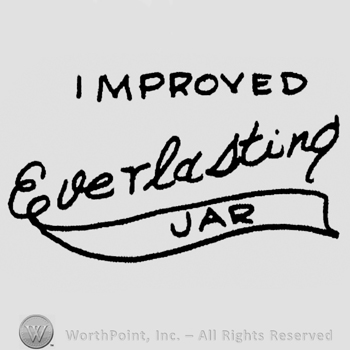 "Improved Jar" written with uppercase letters, "Everlasting" handwritten signature-like