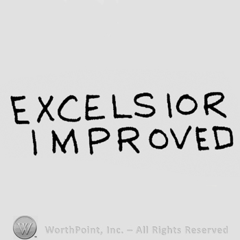 "Excelsior Improved" written with uppercase letters