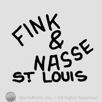 "Fink & Nasse St. Louis" written with uppercase letters