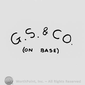 "G.S. & Co. (on base)" written in uppercase