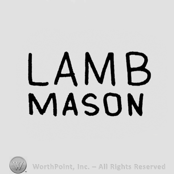 "Lamb Mason" written with uppercase letters