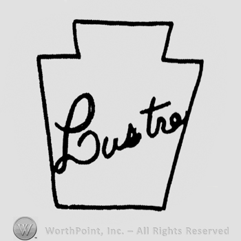 "Lustre" handwritten inside a jar drawing