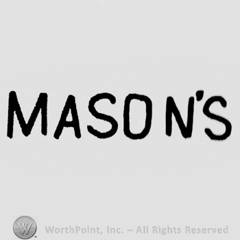 "Mason's" written with uppercase letters