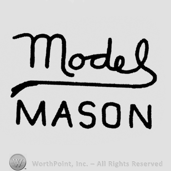 "Model" handwritten signature-like, "Mason" written with uppercase letters