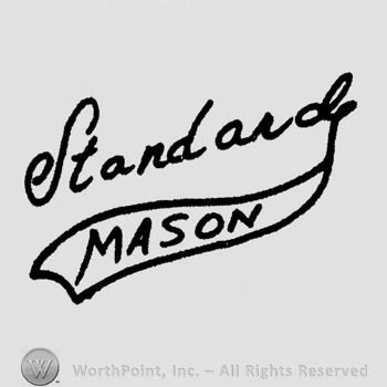 "Standard" handwritten signature-like, "Mason" written with uppercase letters