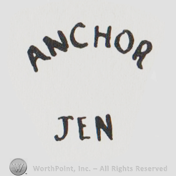 the words ANCHOR JEN in uppercase letters