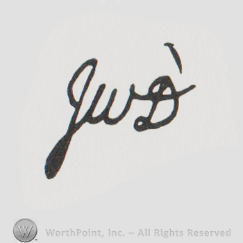 the letters JWD in a signature