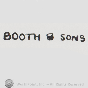 the name BOOTH & SONS in uppercase